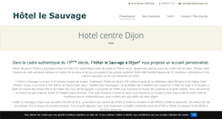 Desktop Screenshot of hotellesauvage.com